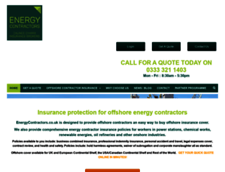 energycontractors.co.uk screenshot