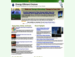 energyefficientchoices.com screenshot