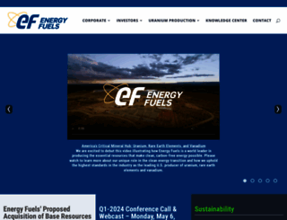 energyfuels.com screenshot
