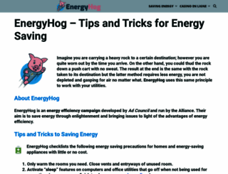 energyhog.org screenshot