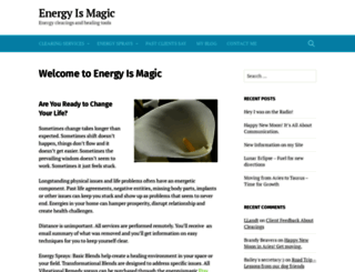 energyismagic.com screenshot