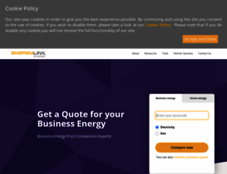 energylinxforbusiness.co.uk screenshot