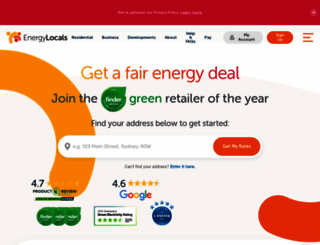 energylocals.com.au screenshot