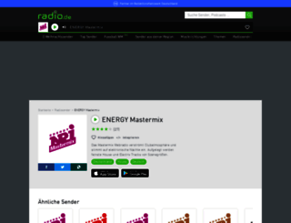 energymastermix.radio.de screenshot