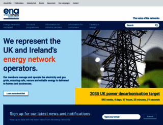 energynetworks.org screenshot