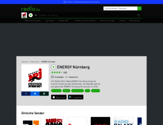 energynuernberg.radio.de screenshot