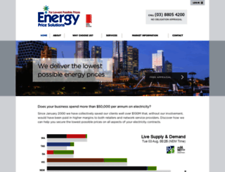 energypricesolutions.com.au screenshot