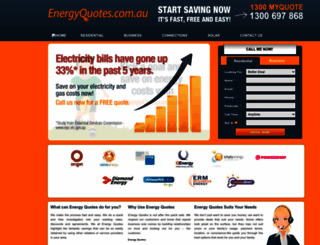 energyquotes.com.au screenshot