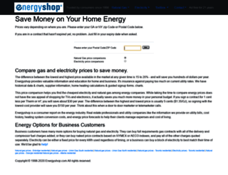 energyshop.com screenshot