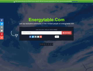 energytable.com screenshot