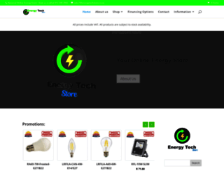 energytechstore.co.za screenshot