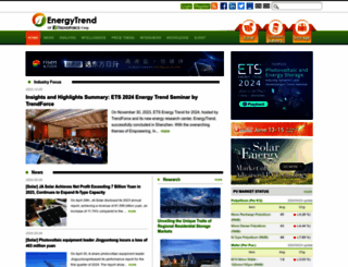 energytrend.com screenshot