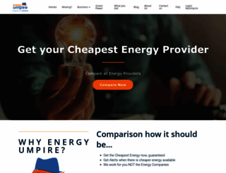 energyumpire.com.au screenshot