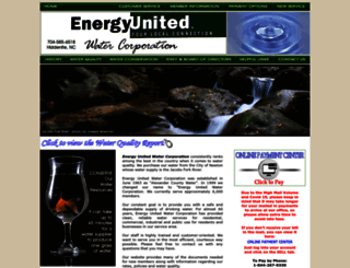 energyunitedwater.com screenshot