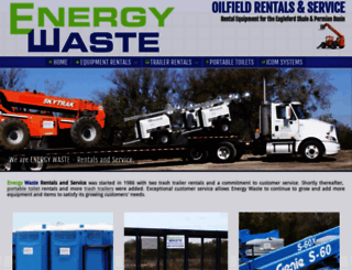 energywasterentals.com screenshot