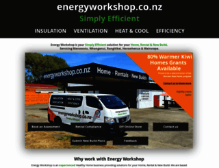 energyworkshop.co.nz screenshot