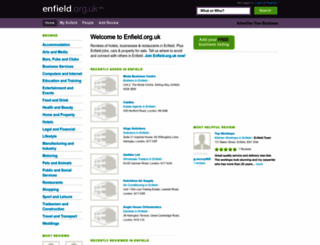 enfield.org.uk screenshot
