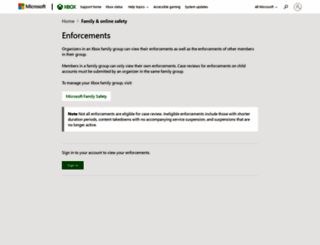 enforcement.xbox.com screenshot