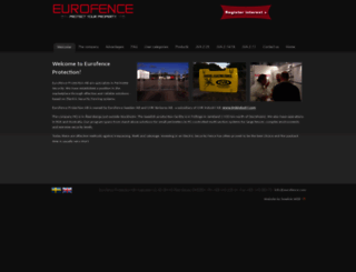 eng.eurofence.com screenshot