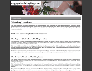 engagedweddingblog.com screenshot