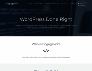 engagewp.com screenshot