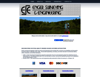 engersurveying.com screenshot