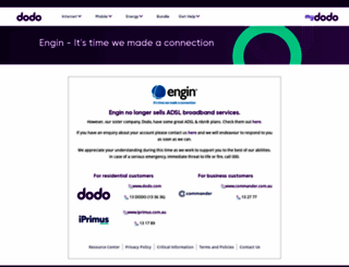 engin.com.au screenshot