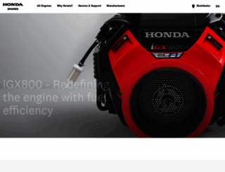 engine.honda.ca screenshot