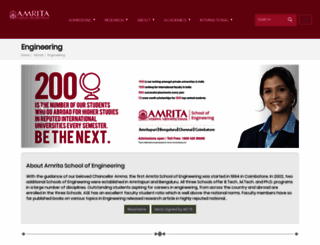 engineering.amrita.edu screenshot