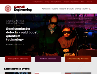engineering.cornell.edu screenshot