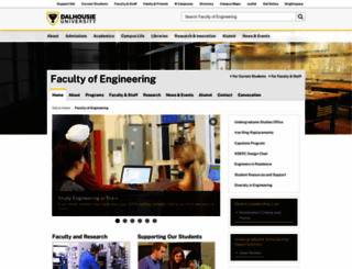 engineering.dal.ca screenshot