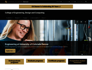 engineering.ucdenver.edu screenshot