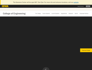 engineering.uiowa.edu screenshot