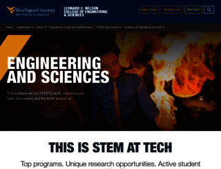engineering.wvutech.edu screenshot