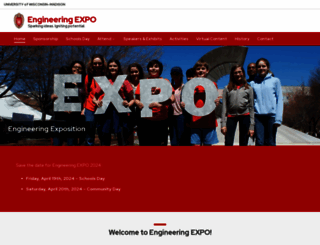 engineeringexpo.wisc.edu screenshot