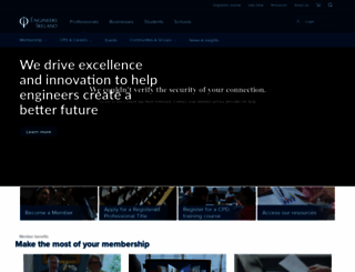engineersireland.ie screenshot