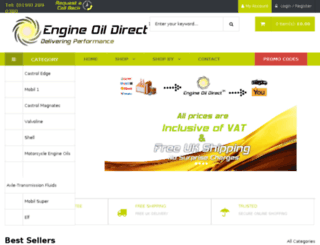 engineoilsdirect.co.uk screenshot