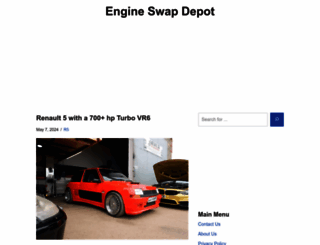 engineswapdepot.com screenshot
