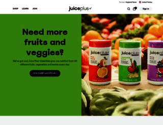 england.juiceplus.com screenshot