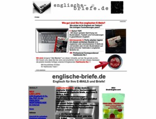 englische-briefe.de screenshot