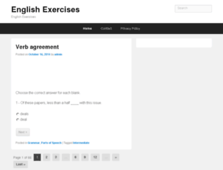 english-exercise.net screenshot