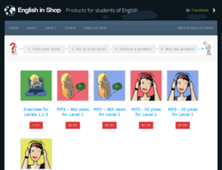 english-in-shop.com screenshot