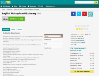 english-malayalam-dictionary.soft112.com screenshot
