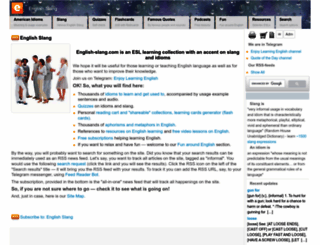 english-slang.com screenshot