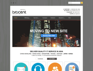 english.brocent.com screenshot
