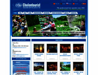 english.cholontourist.com.vn screenshot
