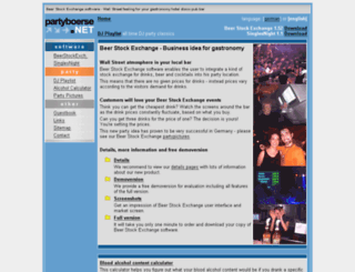english.partyboerse.net screenshot