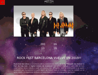 english.rockfestbarcelona.com screenshot