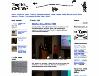 englishcivilwar.org screenshot
