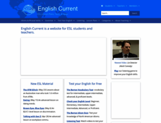englishcurrent.com screenshot